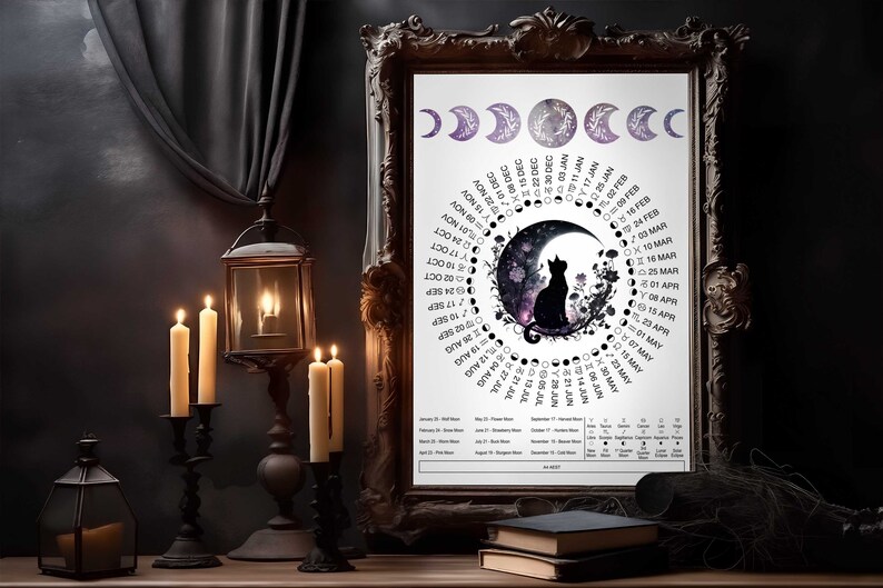 Exploring 2024’s the Witchy Moon Phase Calendar